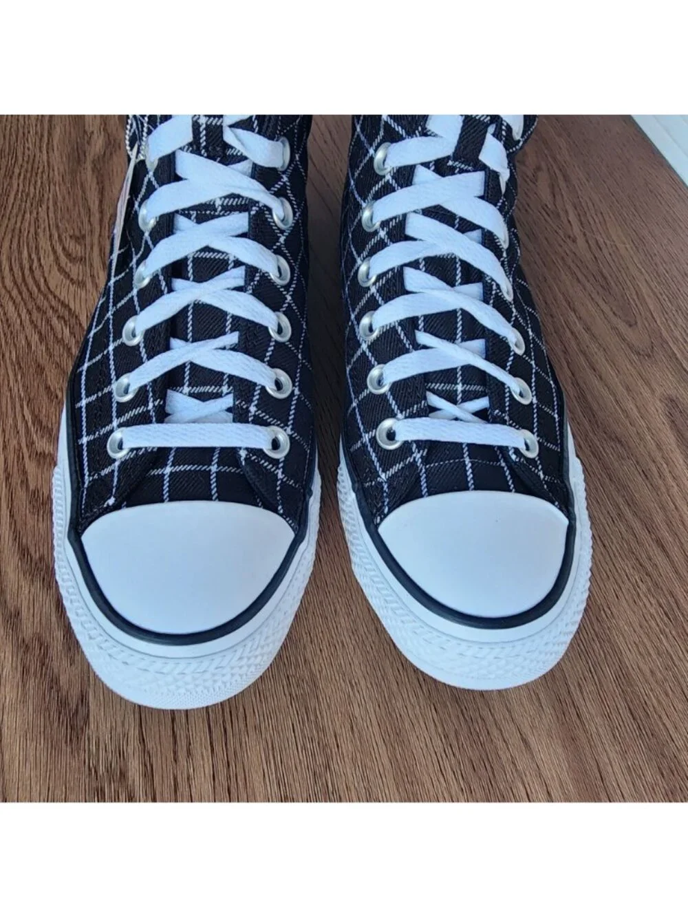 Converse Chuck Taylor All Star XXHi Plaid 8.5 Womens Boots Sneaker Black A13019C